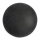 Les perles par Puca® Cabochon 25 mm - Jet mat 23980/84100